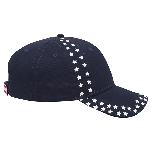 US Flag 6 Panel Low Profile Style Baseball Cap - US Flag 6 Panel Low Profile Style Baseball Cap - Image 44 of 77