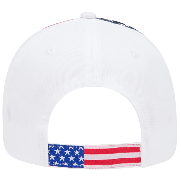 US Flag 6 Panel Low Profile Style Baseball Cap - US Flag 6 Panel Low Profile Style Baseball Cap - Image 47 of 77