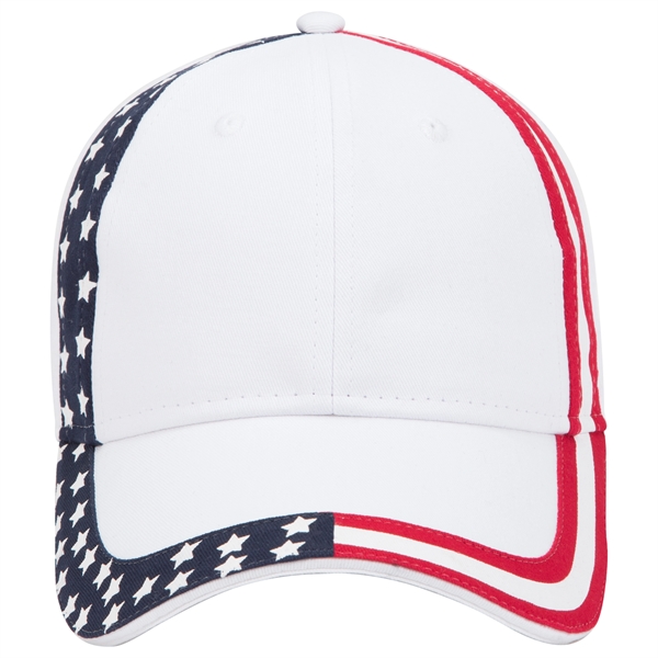 US Flag 6 Panel Low Profile Style Baseball Cap - US Flag 6 Panel Low Profile Style Baseball Cap - Image 48 of 77