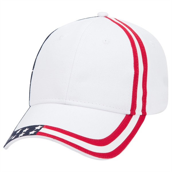 US Flag 6 Panel Low Profile Style Baseball Cap - US Flag 6 Panel Low Profile Style Baseball Cap - Image 49 of 77