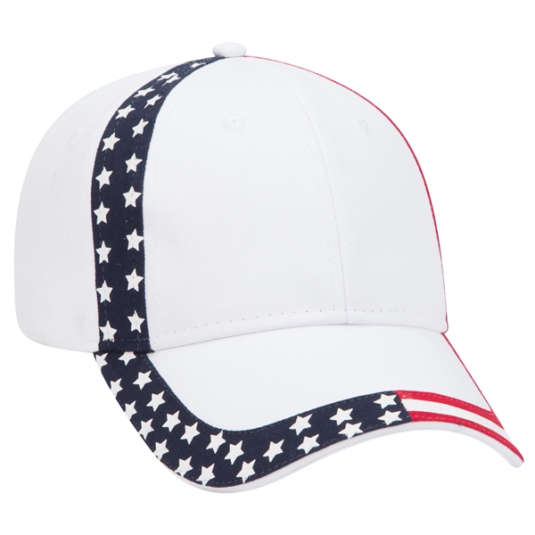 US Flag 6 Panel Low Profile Style Baseball Cap - US Flag 6 Panel Low Profile Style Baseball Cap - Image 46 of 77