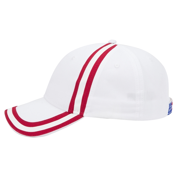 US Flag 6 Panel Low Profile Style Baseball Cap - US Flag 6 Panel Low Profile Style Baseball Cap - Image 50 of 77