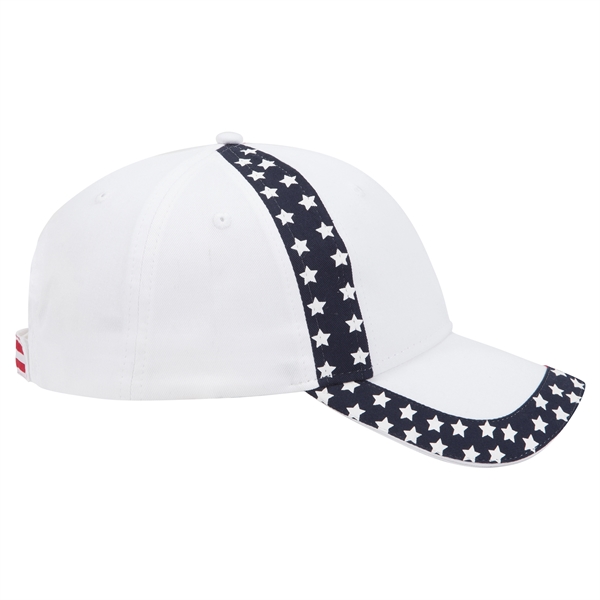 US Flag 6 Panel Low Profile Style Baseball Cap - US Flag 6 Panel Low Profile Style Baseball Cap - Image 51 of 77