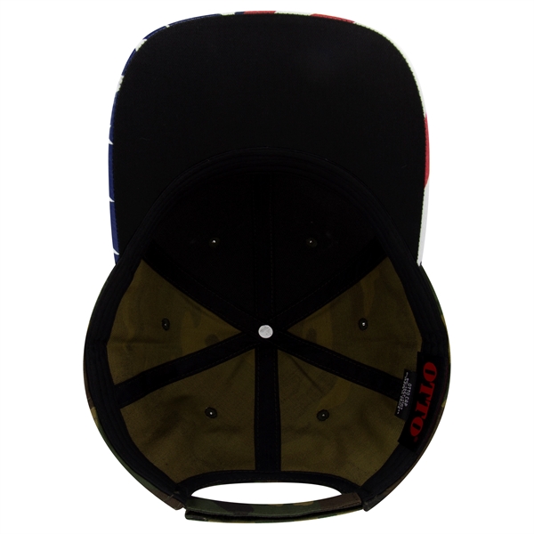 US Flag 6 Panel Low Profile Style Baseball Cap - US Flag 6 Panel Low Profile Style Baseball Cap - Image 55 of 77