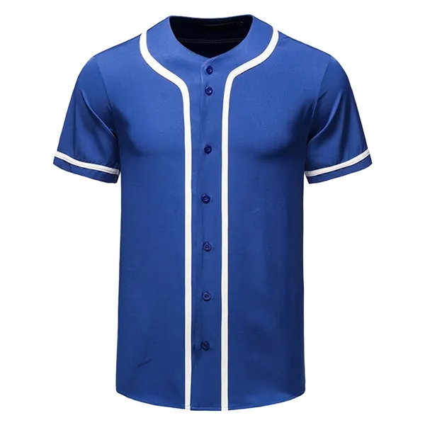 Sportswear Baseball Full Button Youth Adult Jersey - Sportswear Baseball Full Button Youth Adult Jersey - Image 4 of 4