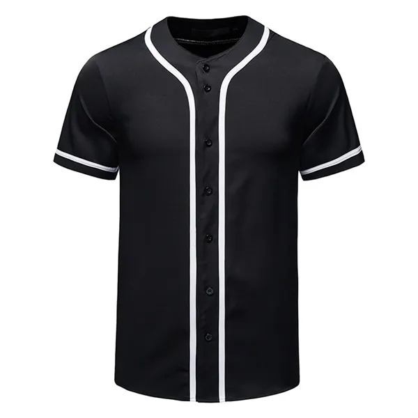 Sportswear Baseball Full Button Youth Adult Jersey - Sportswear Baseball Full Button Youth Adult Jersey - Image 3 of 4