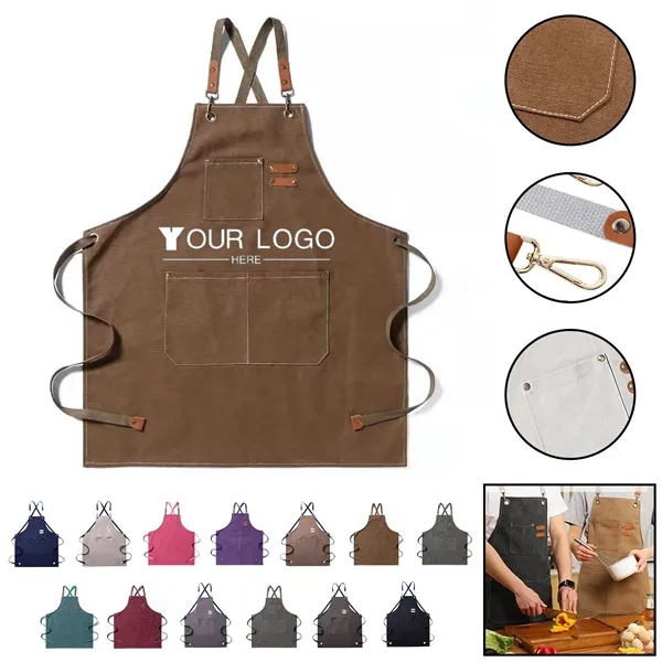 Adjustable Straps Chef Apron - Adjustable Straps Chef Apron - Image 0 of 14