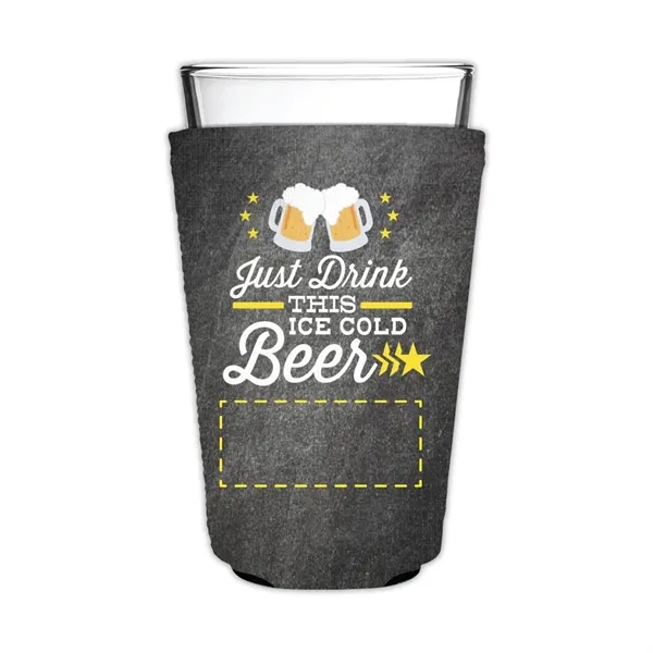 Full Color Neoprene Pint Glass Coolie - Full Color Neoprene Pint Glass Coolie - Image 10 of 12