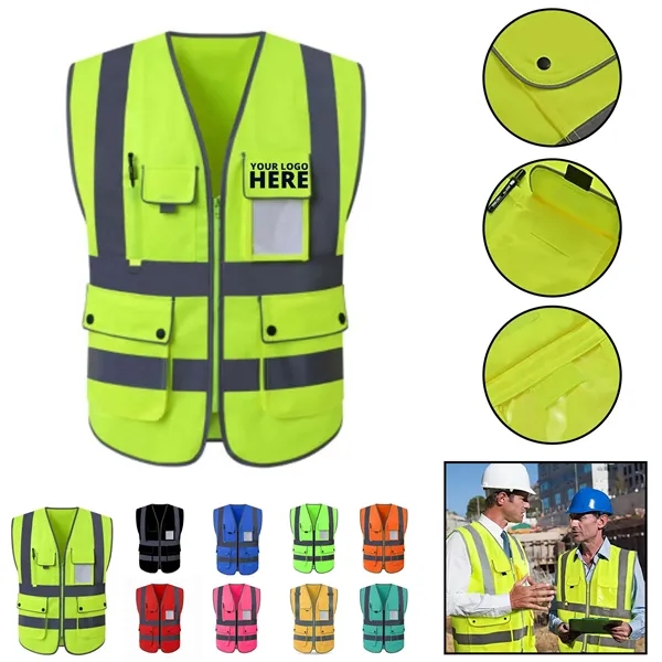 Visibility Reflective Safety Vests - Visibility Reflective Safety Vests - Image 0 of 10