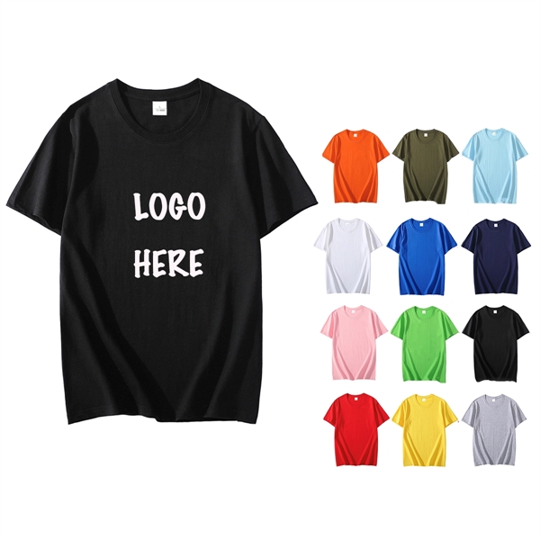 Custom Unisex 180g Cotton T-shirts - Custom Unisex 180g Cotton T-shirts - Image 0 of 3