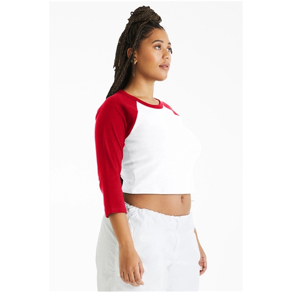 Bella + Canvas Ladies' Micro Ribbed Three-Quarter Raglan ... - Bella + Canvas Ladies' Micro Ribbed Three-Quarter Raglan ... - Image 3 of 55