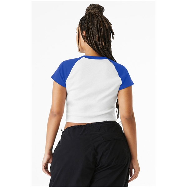 Bella + Canvas Ladies' Micro Ribbed Raglan Baby T-Shirt - Bella + Canvas Ladies' Micro Ribbed Raglan Baby T-Shirt - Image 11 of 58