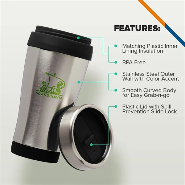 Stone Stainless Steel Mug - 16 OZ. - Stone Stainless Steel Mug - 16 OZ. - Image 1 of 12