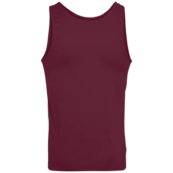 Youth Wicking Polyester Sleeveless Jersey with Contrast I... - Youth Wicking Polyester Sleeveless Jersey with Contrast I... - Image 11 of 23