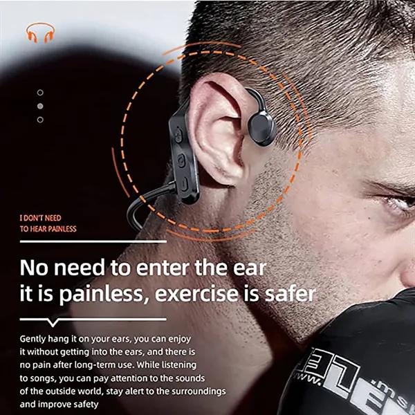 Bone Conduction Open-Ear Sports Neck Headphones - Bone Conduction Open-Ear Sports Neck Headphones - Image 2 of 6
