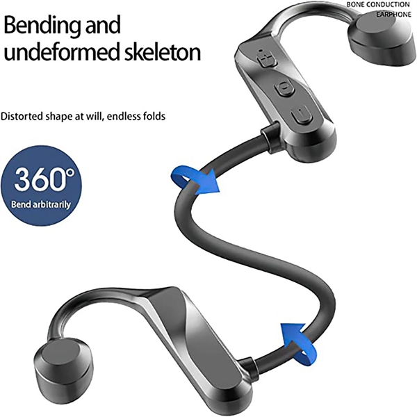 Bone Conduction Open-Ear Sports Neck Headphones - Bone Conduction Open-Ear Sports Neck Headphones - Image 5 of 6