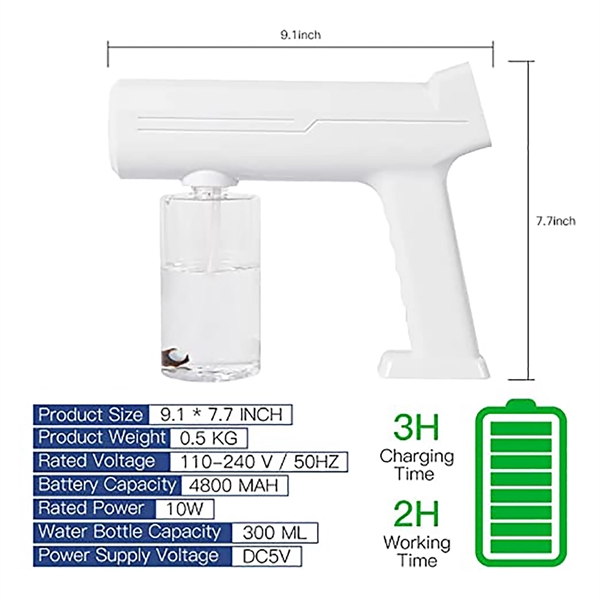 Portable Uv Disinfection Mist Sprayer Gun - Portable Uv Disinfection Mist Sprayer Gun - Image 2 of 6