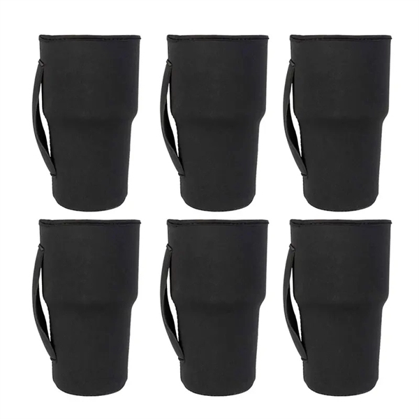 30 oz Reusable Iced Coffee Sleeves With Handle - 30 oz Reusable Iced Coffee Sleeves With Handle - Image 1 of 6