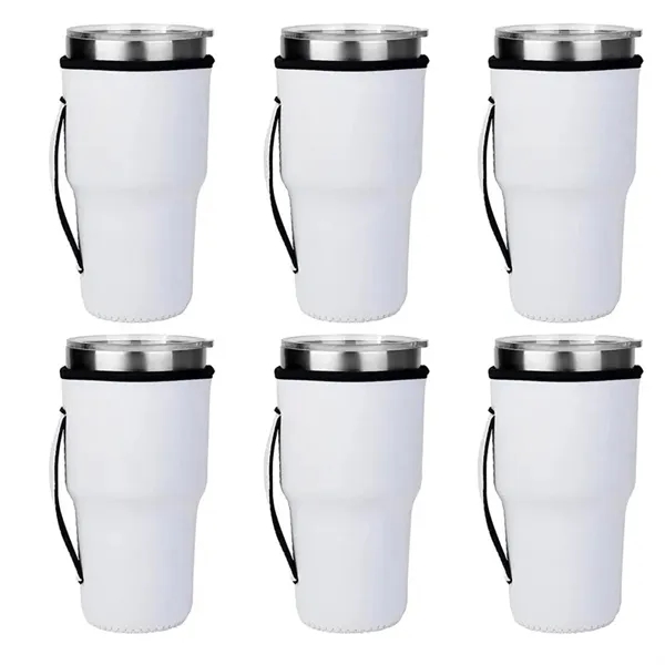 30 oz Reusable Iced Coffee Sleeves With Handle - 30 oz Reusable Iced Coffee Sleeves With Handle - Image 6 of 6