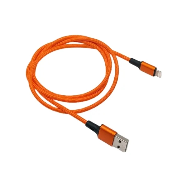 Braided USB Lighting Charging Cable - Braided USB Lighting Charging Cable - Image 2 of 4