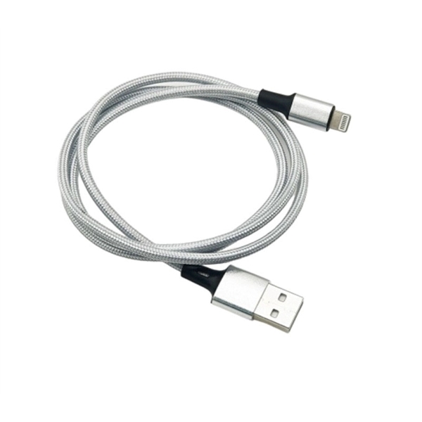 Braided USB Lighting Charging Cable - Braided USB Lighting Charging Cable - Image 4 of 4