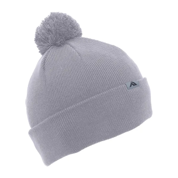 Pacific Headwear Knit Fold-Over Pom-Pom Beanie - Pacific Headwear Knit Fold-Over Pom-Pom Beanie - Image 49 of 130