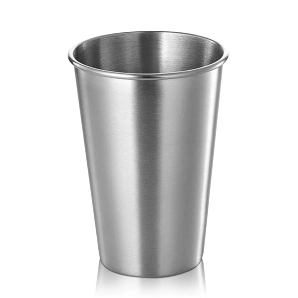 6Oz Single Layer Stainless Steel Camping Drinking Cup - 6Oz Single Layer Stainless Steel Camping Drinking Cup - Image 1 of 3