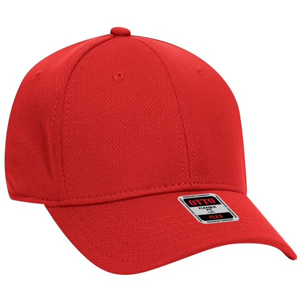 Cool Comfort Polyester Mesh "FLEX" 6 Panel Cap - Cool Comfort Polyester Mesh "FLEX" 6 Panel Cap - Image 7 of 38