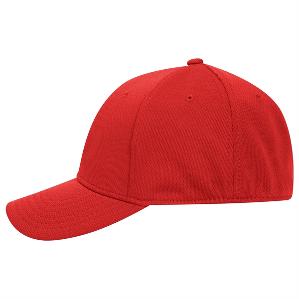 Cool Comfort Polyester Mesh "FLEX" 6 Panel Cap - Cool Comfort Polyester Mesh "FLEX" 6 Panel Cap - Image 12 of 38