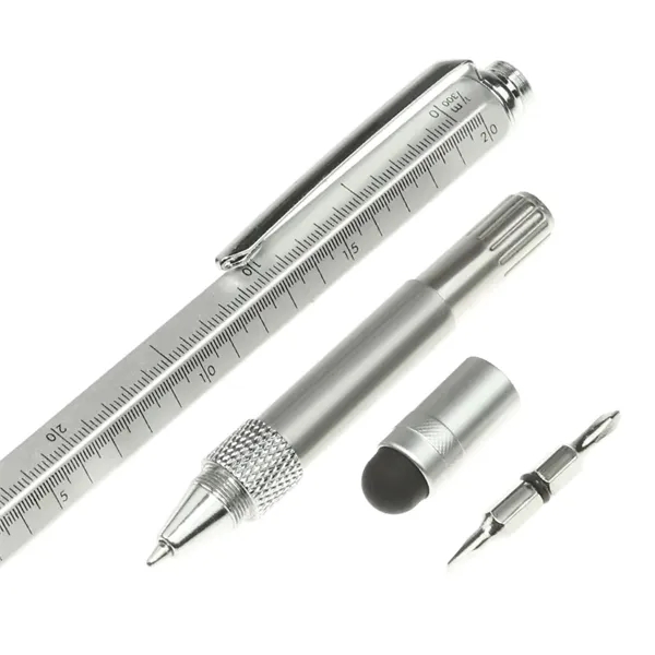 6-in-1 Metal Multifunction Tool Pen - 6-in-1 Metal Multifunction Tool Pen - Image 2 of 3