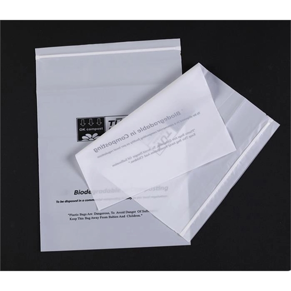 Biodegradable Semitransparent Selflock Bag - Biodegradable Semitransparent Selflock Bag - Image 0 of 1