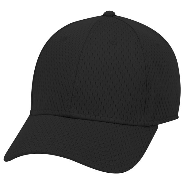 Polyester Pro Mesh "FLEX" 6 Panel Low Profile Cap - Polyester Pro Mesh "FLEX" 6 Panel Low Profile Cap - Image 3 of 19