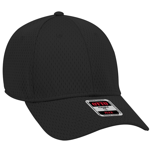 Polyester Pro Mesh "FLEX" 6 Panel Low Profile Cap - Polyester Pro Mesh "FLEX" 6 Panel Low Profile Cap - Image 0 of 19