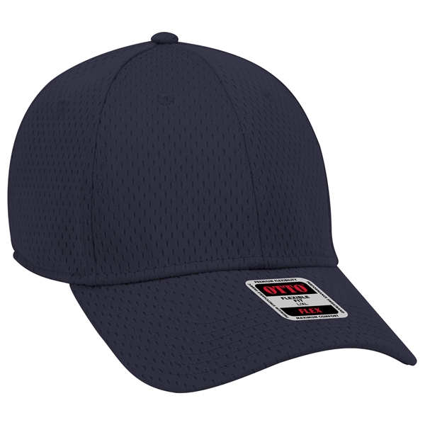 Polyester Pro Mesh "FLEX" 6 Panel Low Profile Cap - Polyester Pro Mesh "FLEX" 6 Panel Low Profile Cap - Image 6 of 19