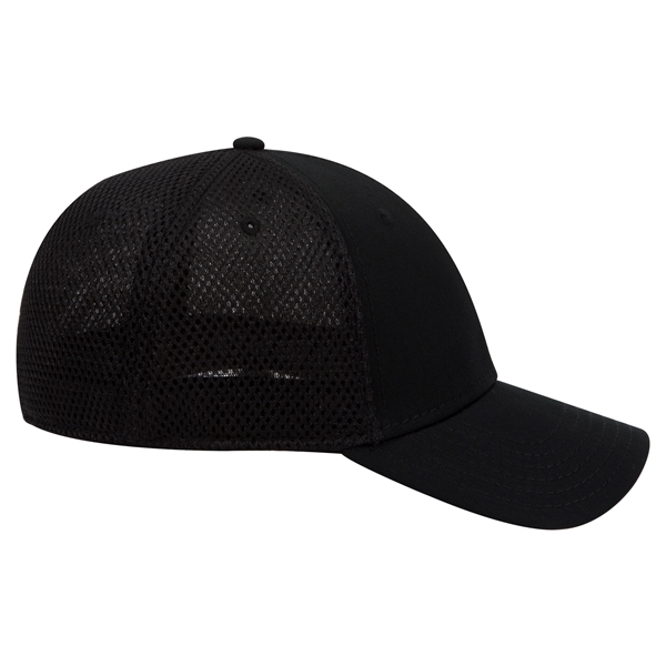 Cotton Twill/Polyester Air Mesh Back "FLEX" 6 Panel Cap - Cotton Twill/Polyester Air Mesh Back "FLEX" 6 Panel Cap - Image 6 of 6