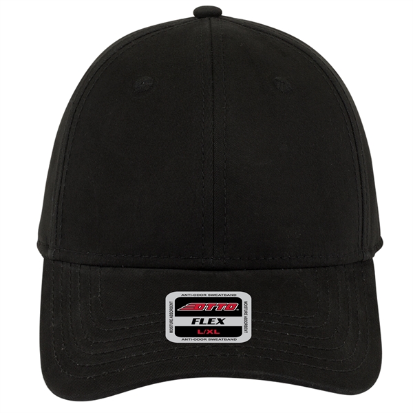 Brushed Cotton Twill "FLEX" 6 Panel Cap - Brushed Cotton Twill "FLEX" 6 Panel Cap - Image 3 of 6