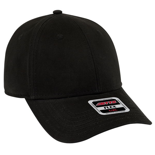 Brushed Cotton Twill "FLEX" 6 Panel Cap - Brushed Cotton Twill "FLEX" 6 Panel Cap - Image 1 of 6
