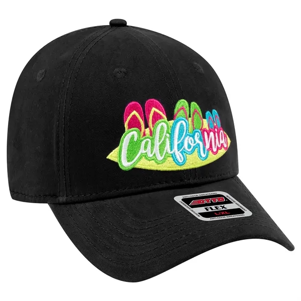 Brushed Cotton Twill "FLEX" 6 Panel Cap - Brushed Cotton Twill "FLEX" 6 Panel Cap - Image 0 of 6