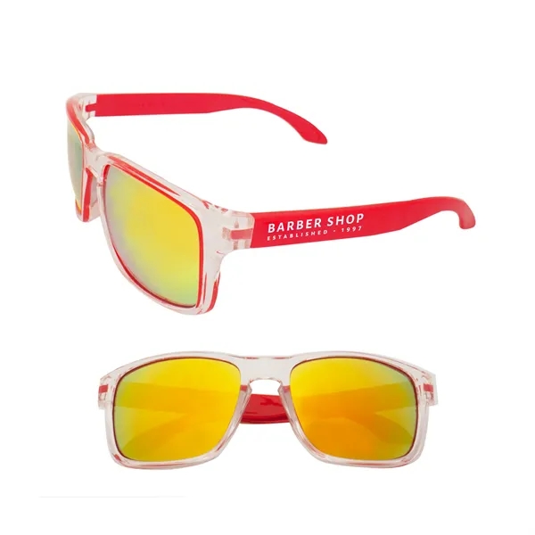 Mirror Lens Sunglasses (1 Color) - Mirror Lens Sunglasses (1 Color) - Image 0 of 3