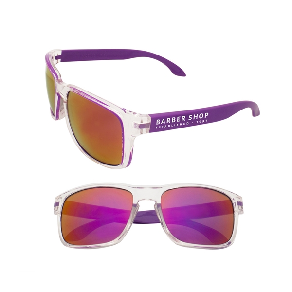 Mirror Lens Sunglasses (1 Color) - Mirror Lens Sunglasses (1 Color) - Image 1 of 3