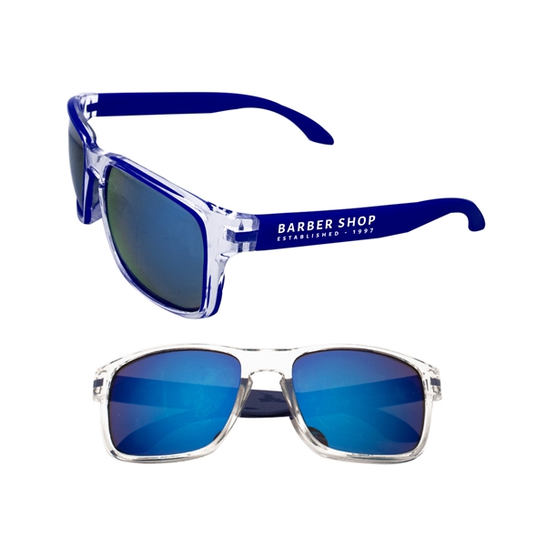 Mirror Lens Sunglasses (1 Color) - Mirror Lens Sunglasses (1 Color) - Image 2 of 3