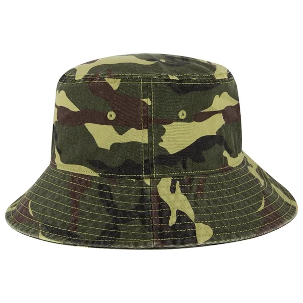 Garment Washed Superior Cotton Twill Bucket Hat - Garment Washed Superior Cotton Twill Bucket Hat - Image 40 of 51