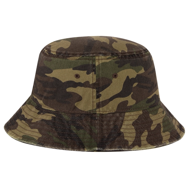 Garment Washed Superior Cotton Twill Bucket Hat - Garment Washed Superior Cotton Twill Bucket Hat - Image 49 of 51