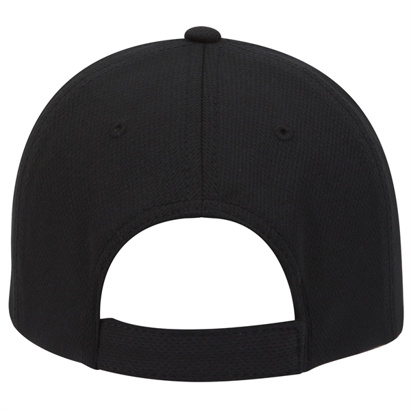 Cool Comfort Polyester Mesh 6 Panel Baseball Cap - Cool Comfort Polyester Mesh 6 Panel Baseball Cap - Image 2 of 6