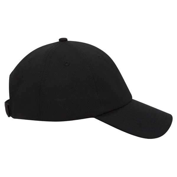 Cool Comfort Polyester Mesh 6 Panel Baseball Cap - Cool Comfort Polyester Mesh 6 Panel Baseball Cap - Image 5 of 6