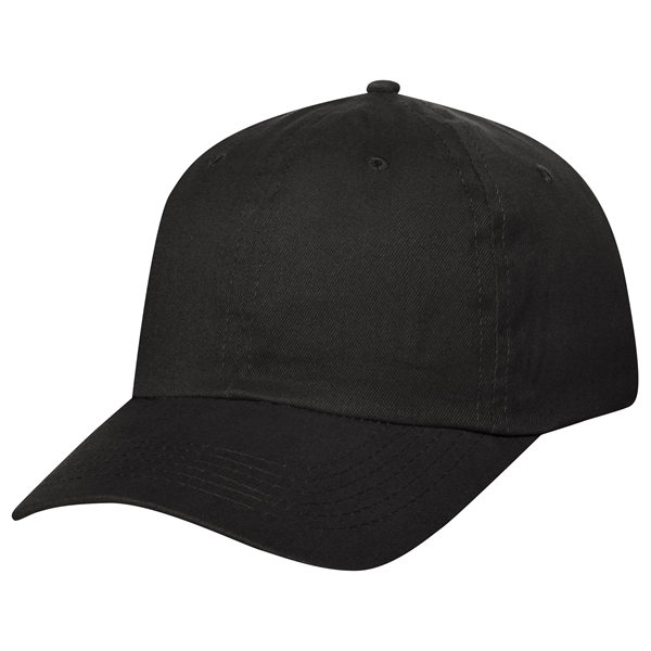 Brushed Promo Cotton Twill 6 Panel Low Profile Baseball Cap - Brushed Promo Cotton Twill 6 Panel Low Profile Baseball Cap - Image 4 of 6