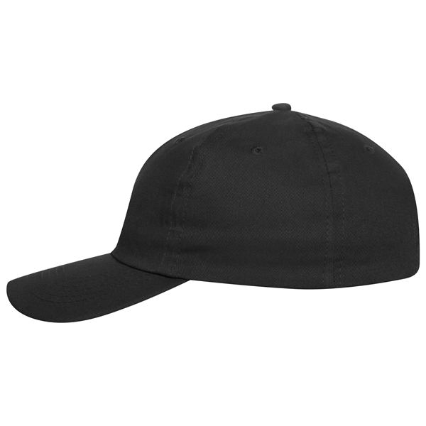 Brushed Promo Cotton Twill 6 Panel Low Profile Baseball Cap - Brushed Promo Cotton Twill 6 Panel Low Profile Baseball Cap - Image 5 of 6