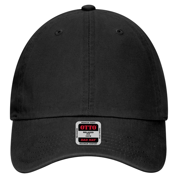 Garment Washed Combed Cotton Twill 6 Panel Dad Hat - Garment Washed Combed Cotton Twill 6 Panel Dad Hat - Image 2 of 17