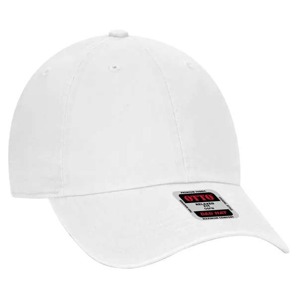 Garment Washed Combed Cotton Twill 6 Panel Dad Hat - Garment Washed Combed Cotton Twill 6 Panel Dad Hat - Image 6 of 17