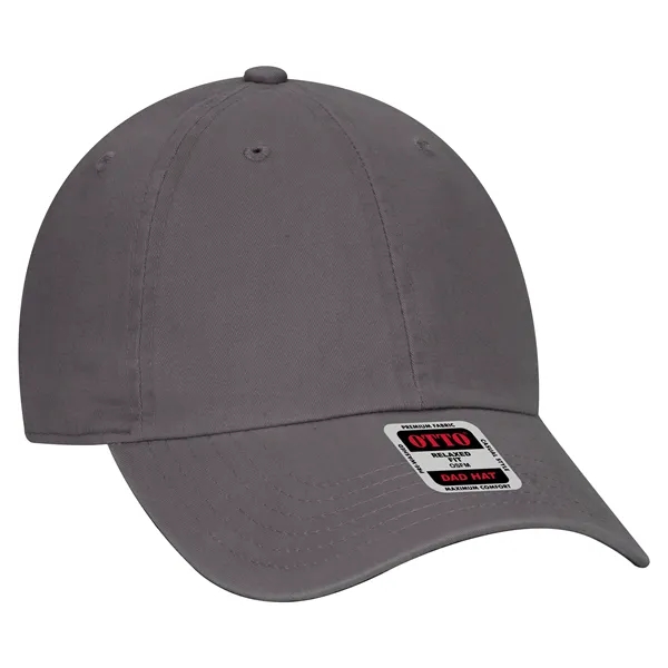 Garment Washed Combed Cotton Twill 6 Panel Dad Hat - Garment Washed Combed Cotton Twill 6 Panel Dad Hat - Image 12 of 17